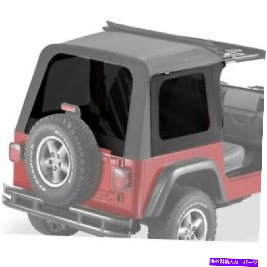 幌 フィットジープラングラーLJ 04-06ブラックデニムトップソフト58699-15 Fits Jeep Wrangler LJ 04-06 Black Denim Tops Soft 58699-15【並行輸入品】