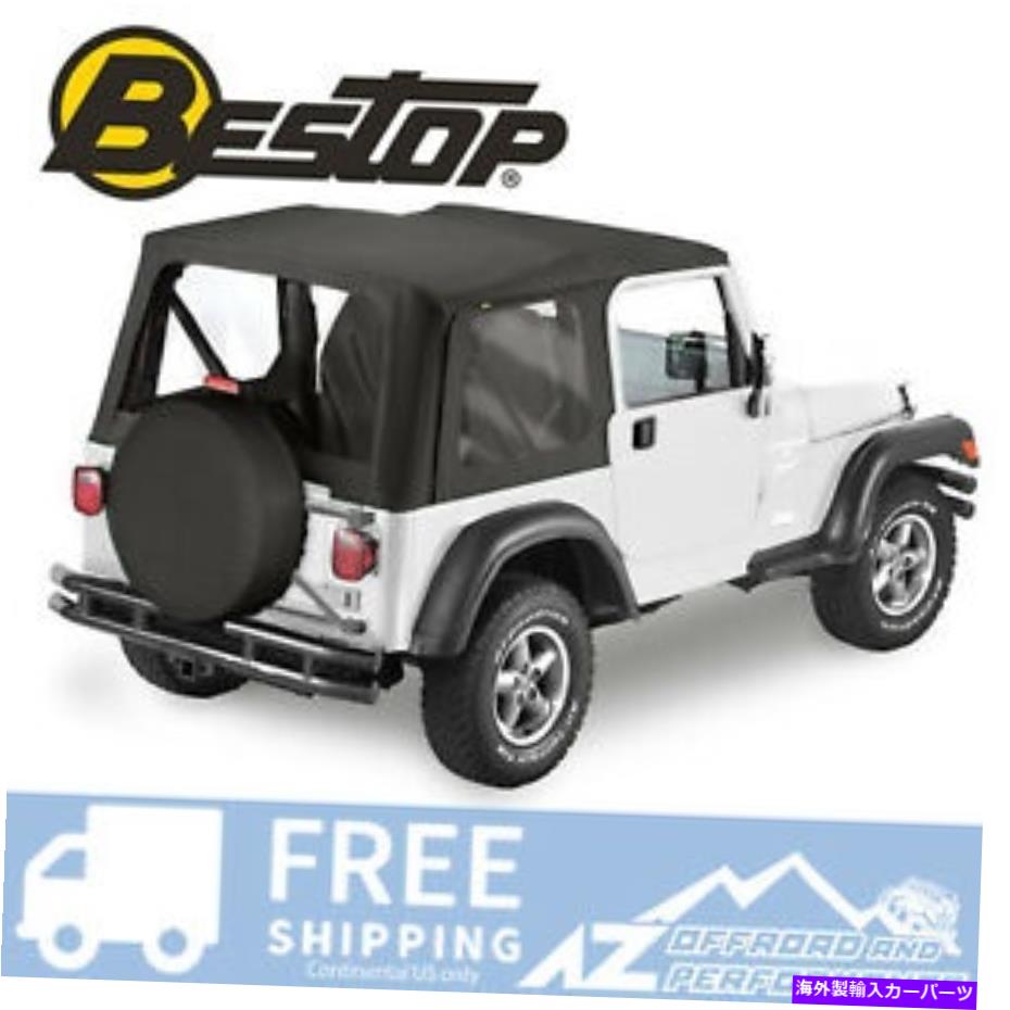 幌 97-02ジープラングラーTJのトップクリアウィンドウブラックデニムを交換するBestop Bestop Replace A Top Clear Windows Black Denim For 97-02 Jeep Wrangler TJ【並行輸入品】 114,620円