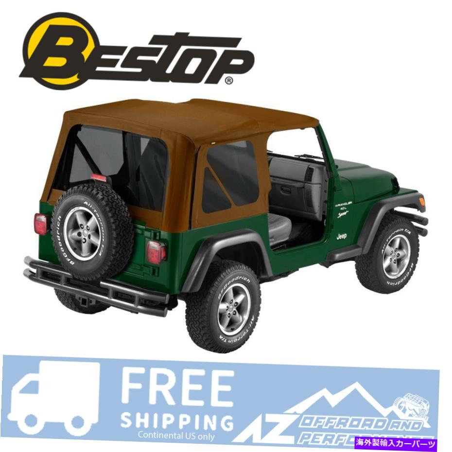 幌 Bestop SuperTop NXに染色されていないドアスパイス97-06 Jeep Wrangler TJのスパイス Bestop Supertop NX Tinted No Doors Spice For 97-06 Jeep Wrangler TJ【並行輸入品】