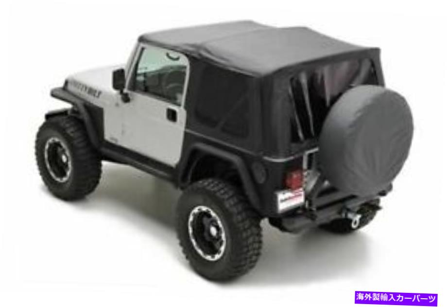 幌 smittybiltの交換用ソフトトップ色付き窓07-09フィットジープラングラー Smittybilt Replacement Soft Top with Tinted Windows 07-09 Fit Jeep Wrangler【並行輸入品】