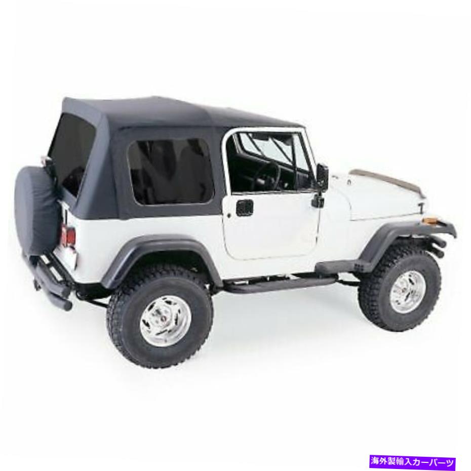 幌 CT20035T RTオフロードソフトトップジープラングラーCJ7 1976-1986 CT20035T RT Off-Road Soft Top New Black for Jeep Wrangler CJ7 1976-1986【並行輸入品】