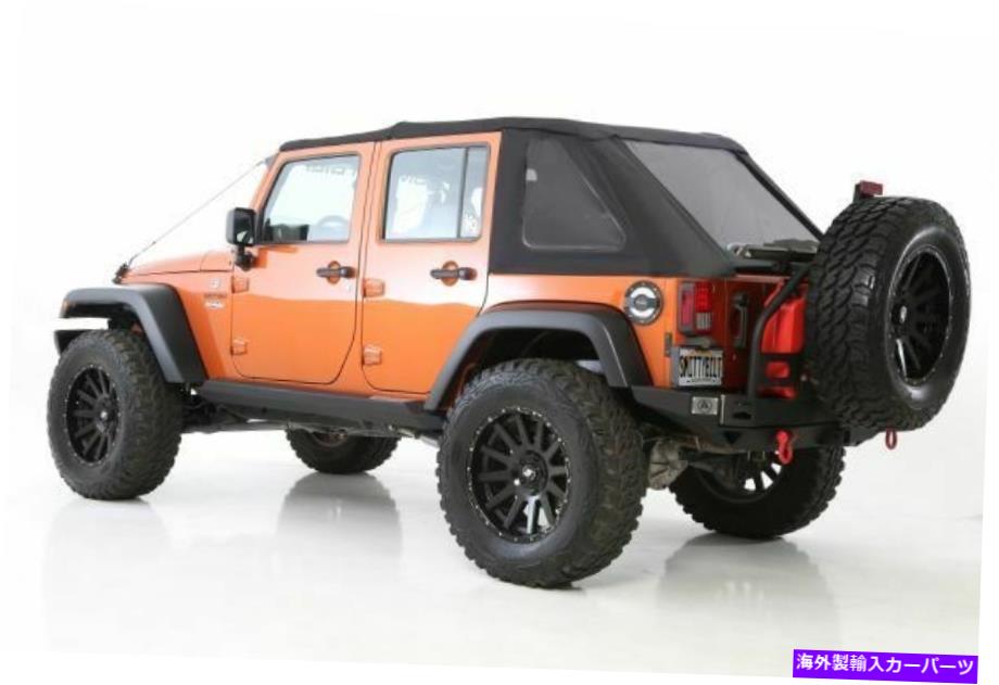 幌 Smittybilt Bowless Soft Top Combo-Prot3k Black、Wrangler 4dr。 9087235K Smittybilt Bowless Soft Top Combo-ProT3k Black, for Wrangler 4dr.; 9087235K【並行輸入品】|Us Custom Parts Shop USDM