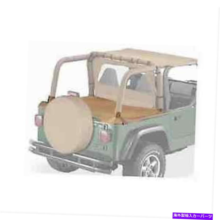 幌 Bestop 90019-37ファクトリーソフトトップ用のダスターデッキカバー Bestop 90019-37 Duster Deck Cover for Factory Soft Top【並行輸入品】