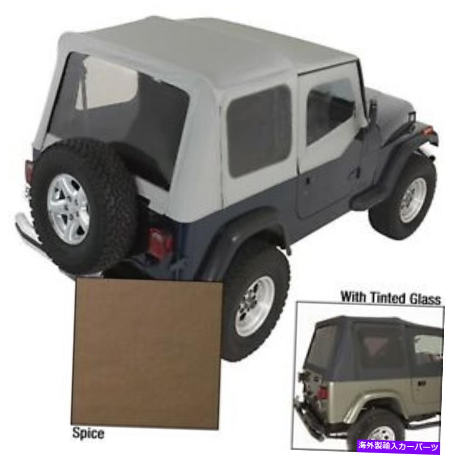 幌 頑丈なリッジ13702.37ファブリック交換トップフィット88-95ラングラー（YJ） Rugged Ridge 13702.37 Fabric Replacement Top Fits 88-95 Wrangler (YJ)【並行輸入品】