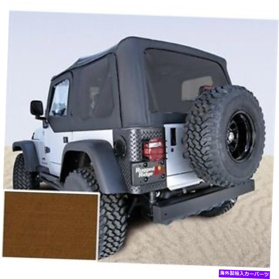 幌 頑丈なリッジ13724.33 XHDソフトトップフィット97-02ラングラー（TJ） Rugged Ridge 13724.33 XHD Soft Top Fits 97-02 Wrangler (TJ)【並行輸入品】