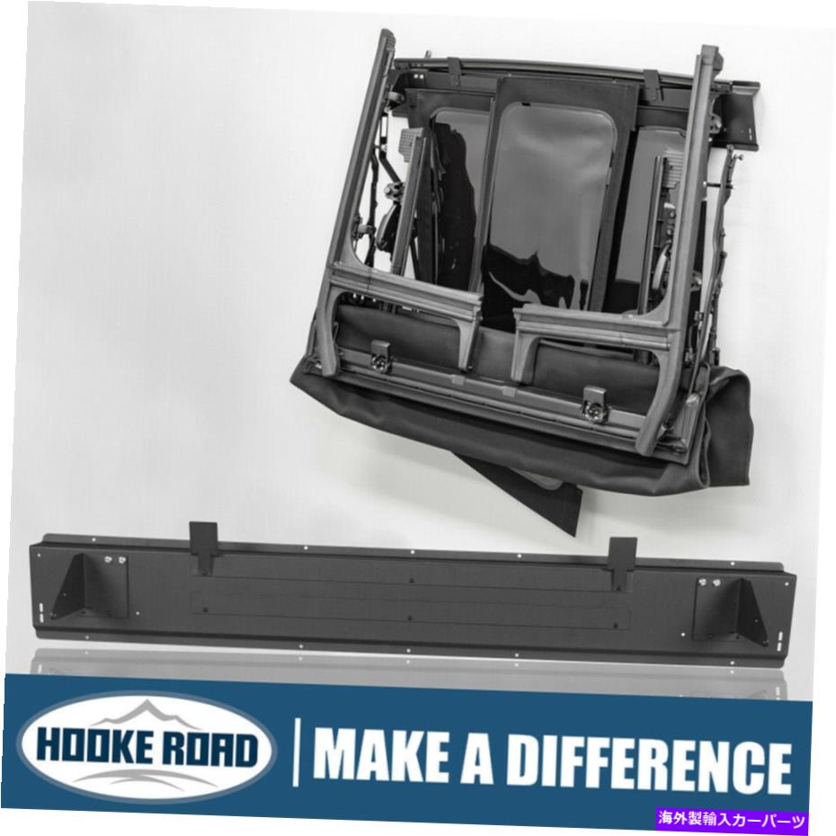 幌 フックロードソフトトップストレージハンガーメタルフィット2018-2022ジープラングラーJL 4ドア Hooke Road Soft Top Storage Hanger Metal fit 2018-2022 Jeep Wrangler JL 4-Door【並行輸入品】