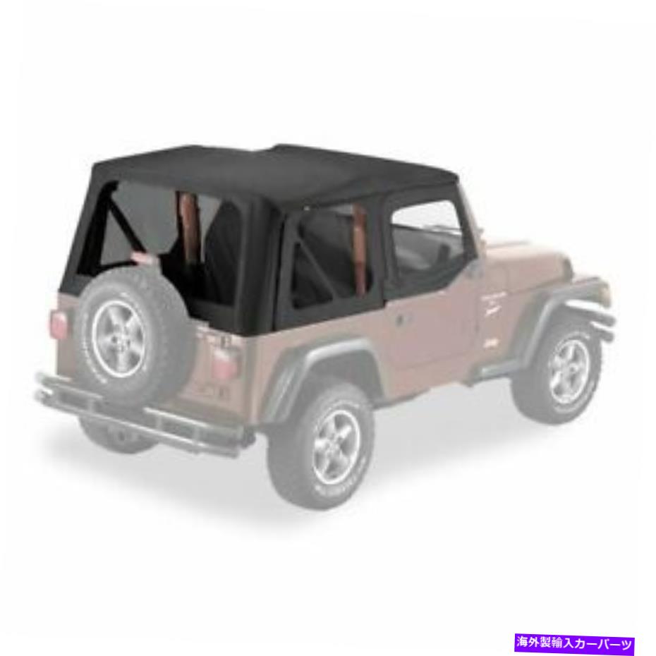 幌 ジープラングラーTJ 2003-2006ブラックダイヤモンドトップソフト交換51129-35 Fits Jeep Wrangler TJ 2003-2006 Black Diamond Tops Soft Replacement 51129-35【並行輸入品】