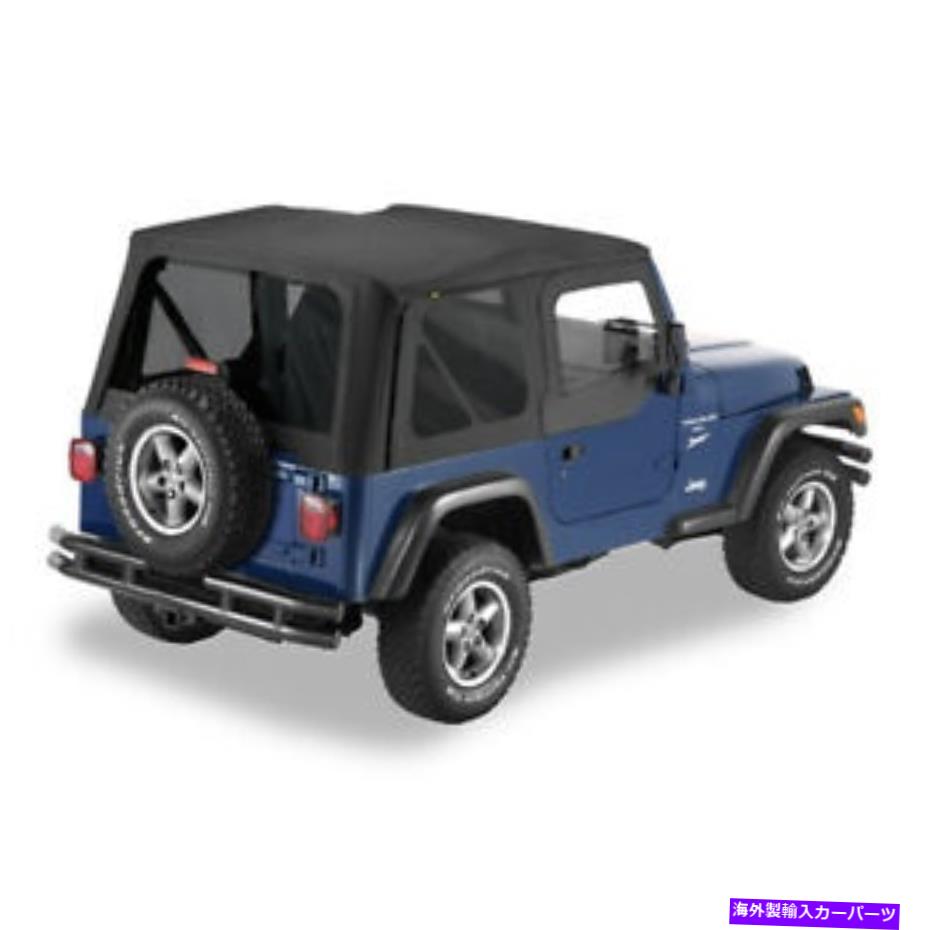 幌 ジープラングラーTJ 97-02ブラックデニムトップソフト交換51124-15 Fits Jeep Wrangler TJ 97-02 Black Denim Tops Soft Replacement 51124-15【並行輸入品】|Us Custom Parts Shop USDM