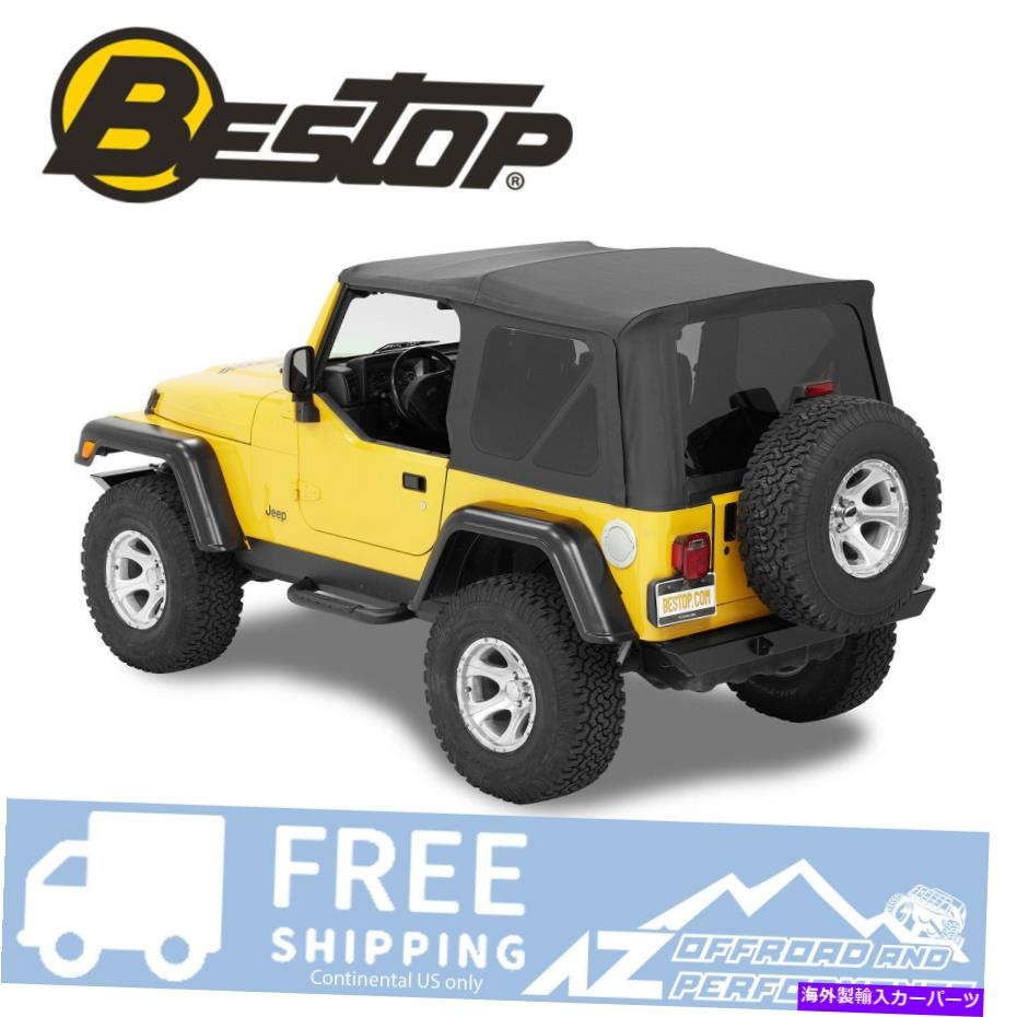 幌 Bestop SuperTop NX Tint No Doors Black Diamond for 97-06 Jeep Wrangler TJ Bestop Supertop NX Tint No Doors Black Diamond For 97-06 Jeep Wrangler TJ【並行輸入品】