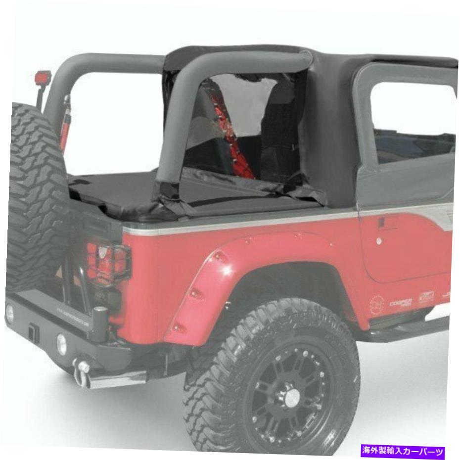 幌 Jeep Wrangler 1997-2002 Rampage 994015ブラックデニムソフトキャブトップ For Jeep Wrangler 1997-2002 Rampage 994015 Black Denim Soft Cab Top【並行輸入品】