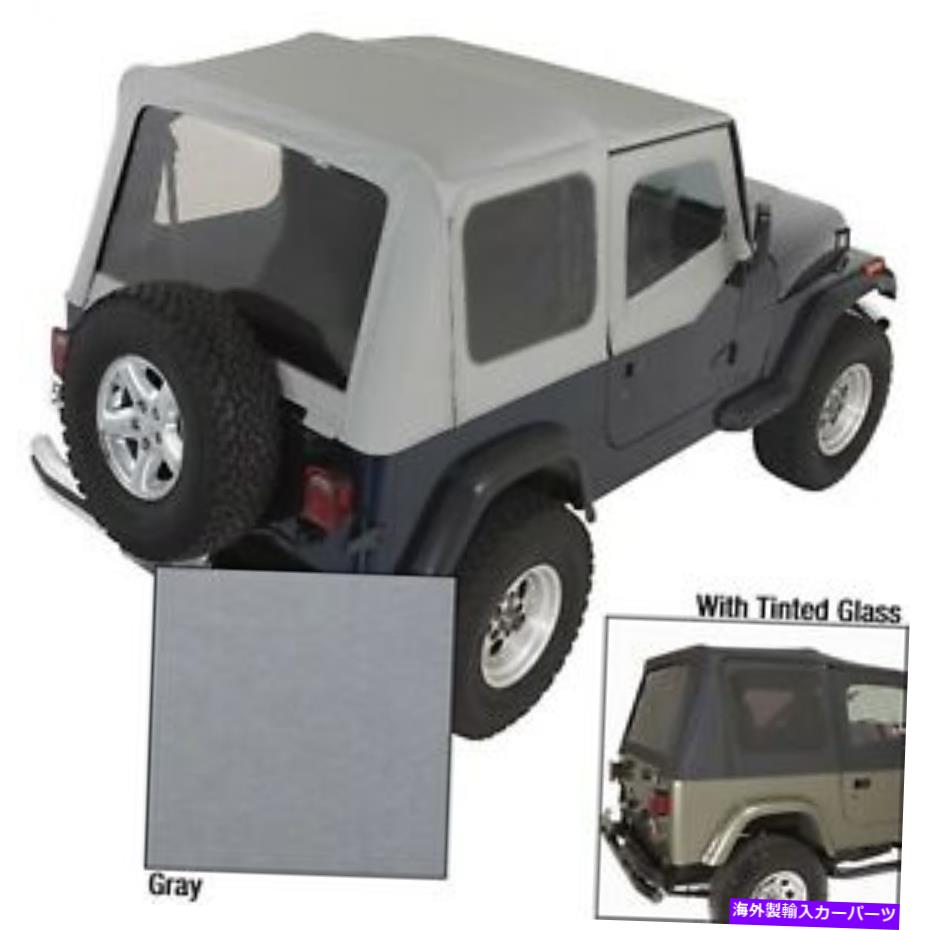 幌 頑丈なリッジ13722.09交換ソフトトップフィット88-95ラングラー（YJ） Rugged Ridge 13722.09 Replacement Soft Top Fits 88-95 Wrangler (YJ)【並行輸入品】