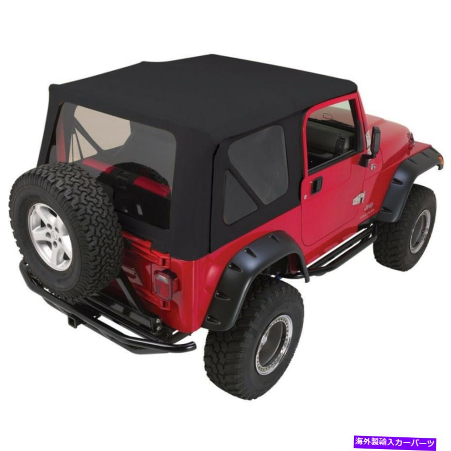 幌 CT20335 RTオフロードソフトトップジープラングラー1997-2006 CT20335 RT Off-Road Soft Top New Black for Jeep Wrangler 1997-2006【並行輸入品】