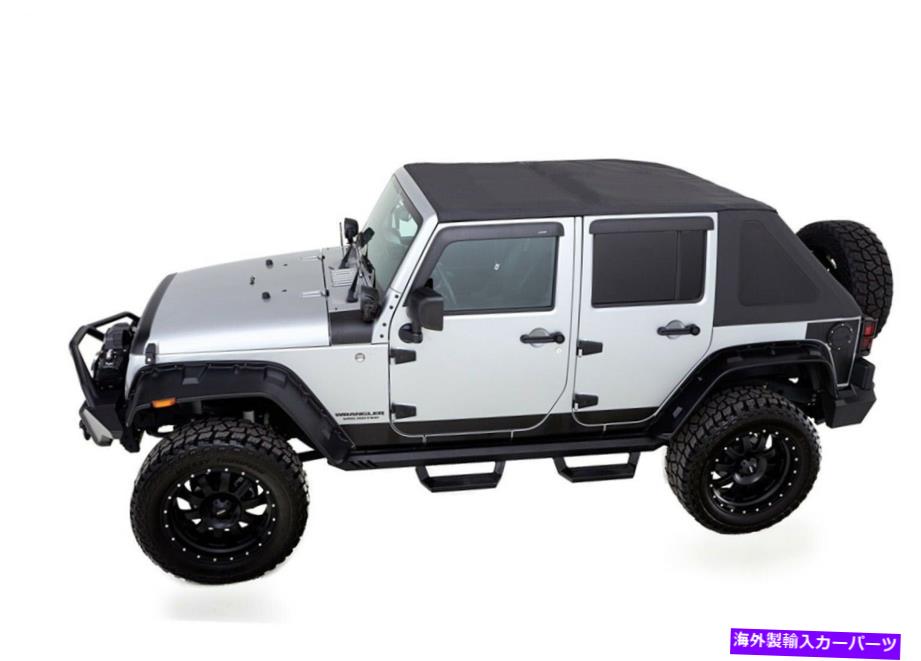 幌 ランパージ139935トレイルビューフレームレスソフトトップフィット07-18ラングラー（JK） Rampage 139935 Trailview Frameless Soft Top Fits 07-18 Wrangler (JK)【並行輸入品】｜Us Custom Parts Shop USDM