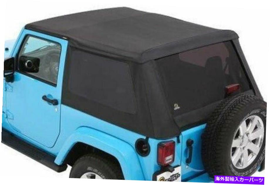 幌 Bestop 56852-35 Trektop Soft Top in Black 2007-2017 Jeep Wrangler JK 2 Dooor Bestop 56852-35 Trektop Soft Top in Black 2007-2017 Jeep Wrangler JK 2 Dooor【並行輸入品】