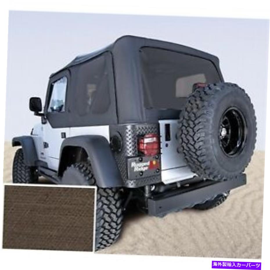 幌 頑丈なリッジ13730.36 XHDソフトトップフィット03-06ラングラー（TJ） Rugged Ridge 13730.36 XHD Soft Top Fits 03-06 Wrangler (TJ)【並行輸入品】
