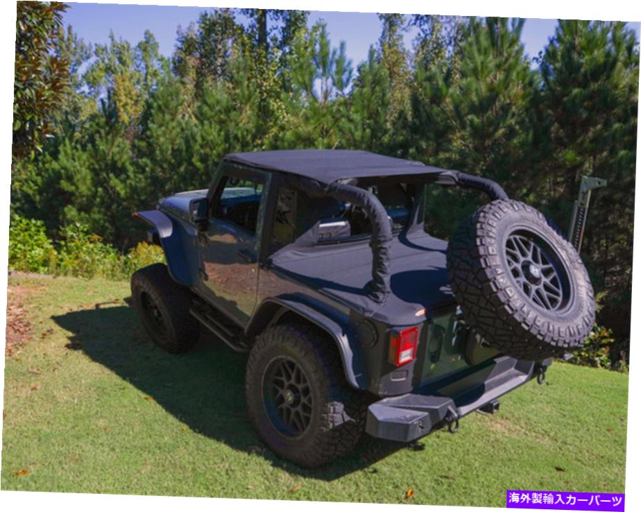 幌 Bushwacker 14935 Trailarmor Twill Fast Back Soft Top Fits 07-18 Wrangler（JK） Bushwacker 14935 TrailArmor Twill Fast Back Soft Top Fits 07-18 Wrangler (JK)【並行輸入品】