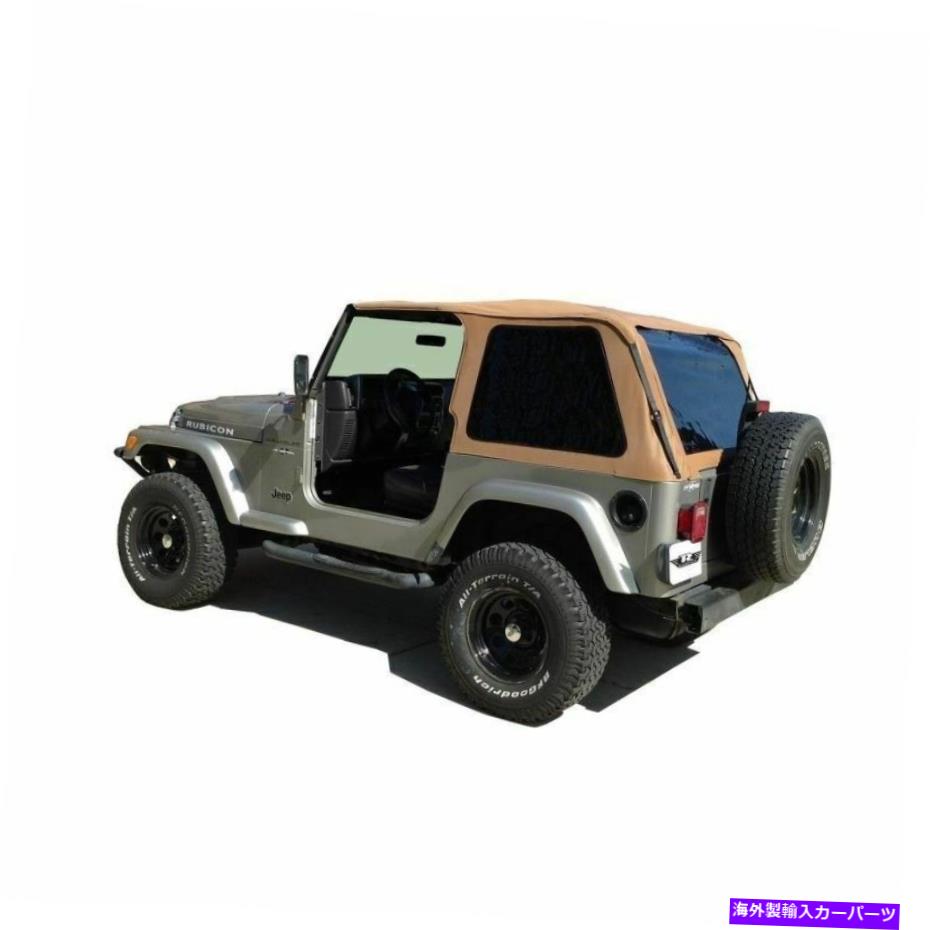 幌 Rampage 1997-2006ジープラングラー（TJ）フレームレスソフトトップキット-SPICE -109517 Rampage 1997-2006 Jeep Wrangler(TJ) Frameless Soft Top Kit - Spice - 109517【並行輸入品】