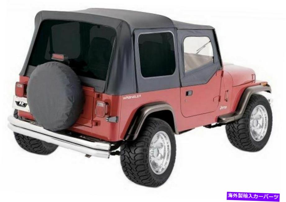 幌 Rampage 1988-1995 Jeep Wrangler(YJ)OEMの交換トップ-Black Denim -99415 Rampage 1988-1995 Jeep Wrangler(YJ) OEM Replacement Top - Black Denim - 99415【並行輸入品】|Us Custom Parts Shop USDM
