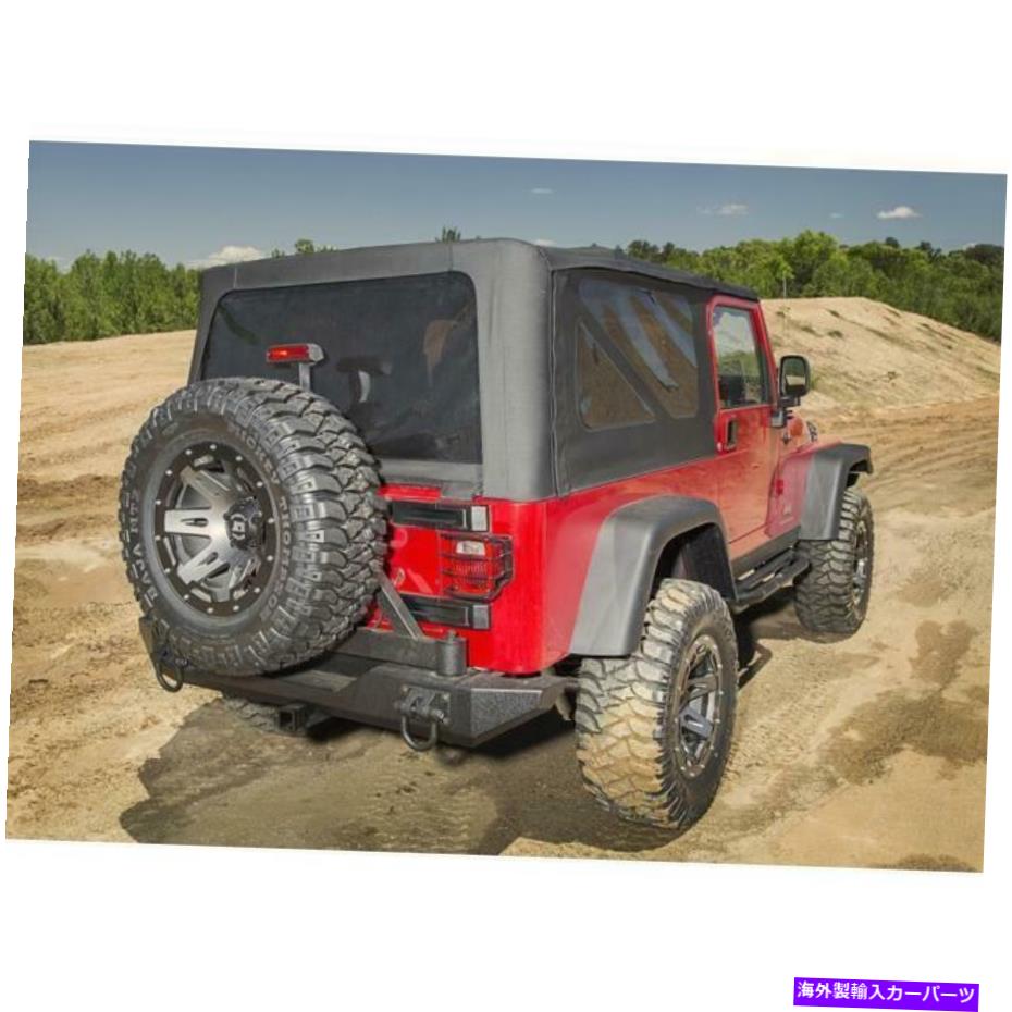 幌 頑丈なリッジモンタナソフトトップブルクダイヤモンド97-06ジープラングラー無制限LJ Rugged Ridge Montana Soft Top BLK Diamond For 97-06 Jeep Wrangler Unlimited LJ【並行輸入品】