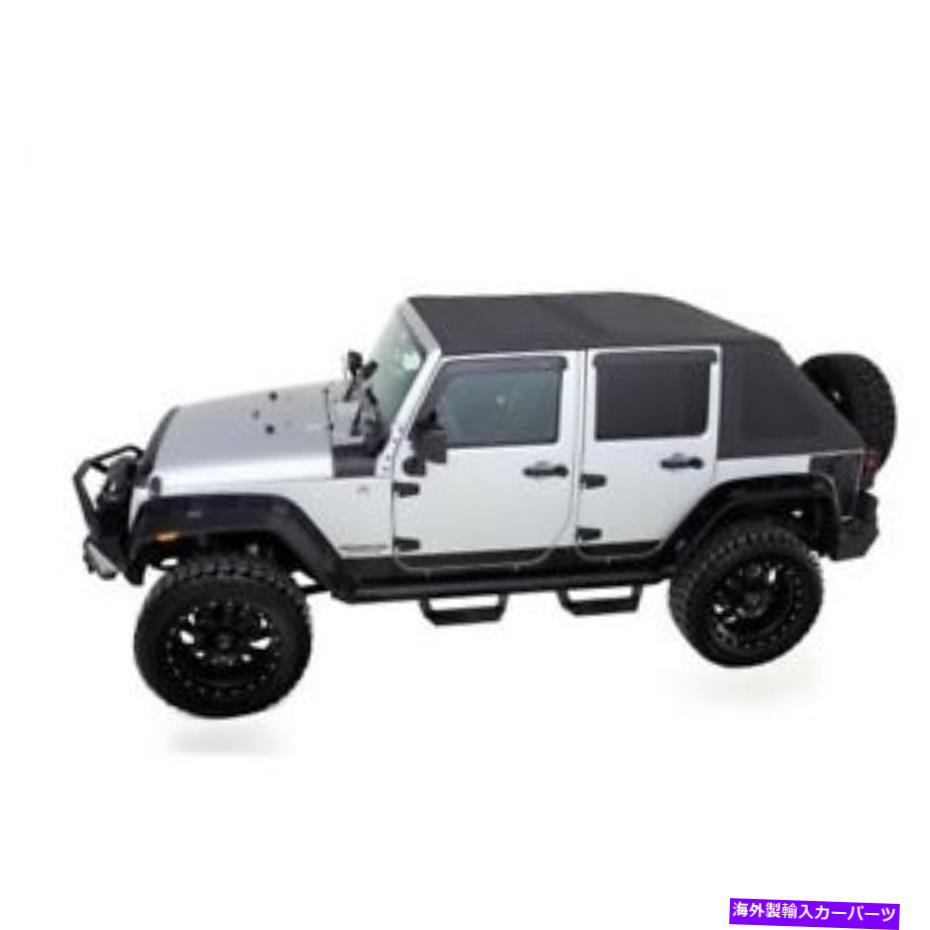 幌 ランパージ139935トレイルビューフレームレスソフトトップ。 18ジープjk newのブラックダイヤモンド Rampage 139935 Trailview Frameless Soft Top; Black Diamond For 18 Jeep JK NEW【並行輸入品】