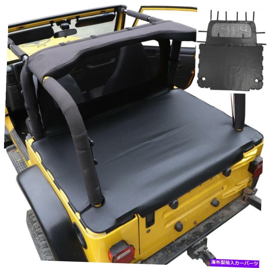 幌 ジープラングラーのリアトランクレザーソフトトップビキニカバーTJ 1997-2006ブラックM Rear Trunk Leather Soft Top Bikini Cover For Jeep Wrangler TJ 1997-2006 Black M【並行輸入品】｜Us Custom Parts Shop USDM