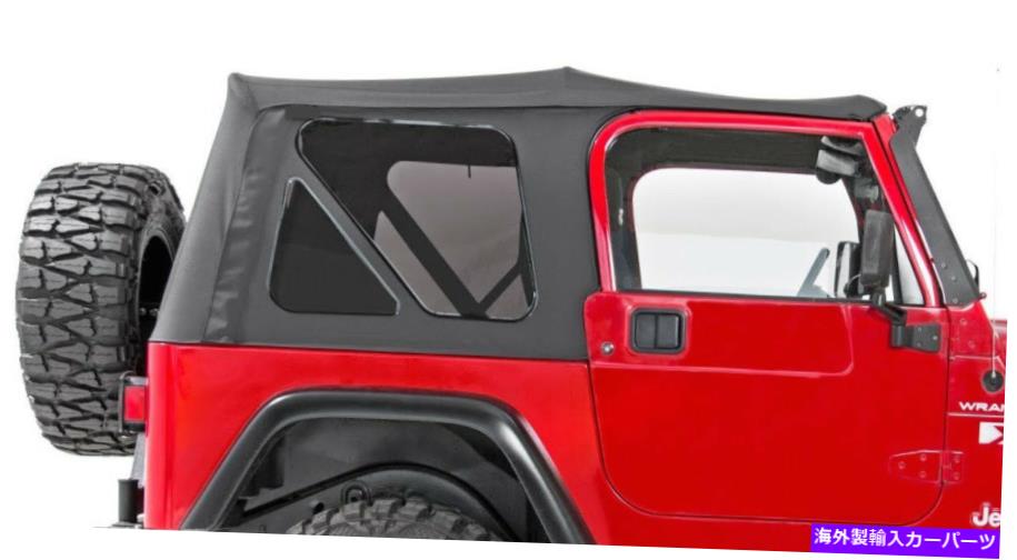 幌 97-06ジープラングラーソフトトップキャンバスと3つの色付きリアウィンドウ 97-06 Jeep Wrangler Soft Top Canvas and Three Tinted Rear Windows【並行輸入品】