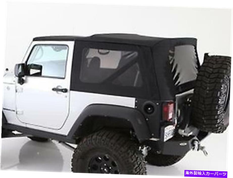 幌 07-09ラングラーのためのSmittybiltプレミアム交換ソフトトップ付きソフトトップ Smittybilt Premium Replacement Soft Top w/ Tinted Windows for 07-09 Wrangler【並行輸入品】