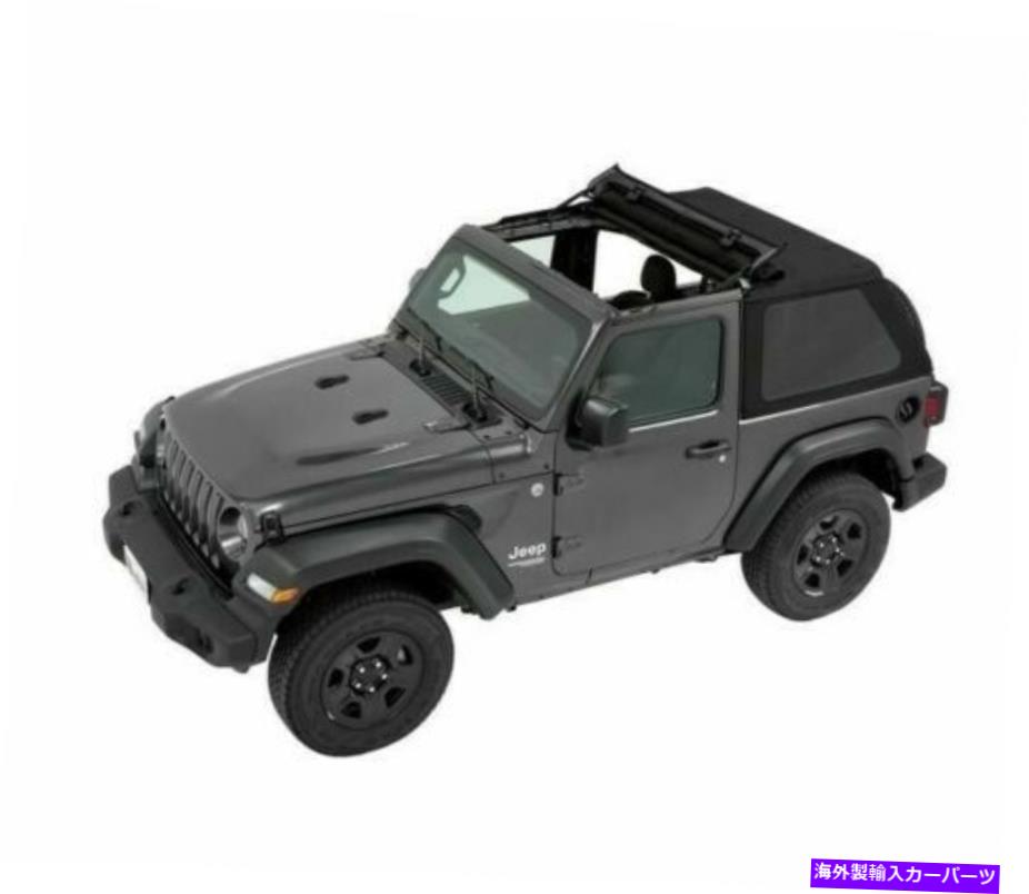 幌 Bestop Trektop NXソフトトップ18-21ジープラングラーJL 2 DR 56862-17ブラックツイル Bestop Trektop NX Soft Top For 18-21 Jeep Wrangler JL 2 Dr 56862-17 Black Twill【並行輸入品】