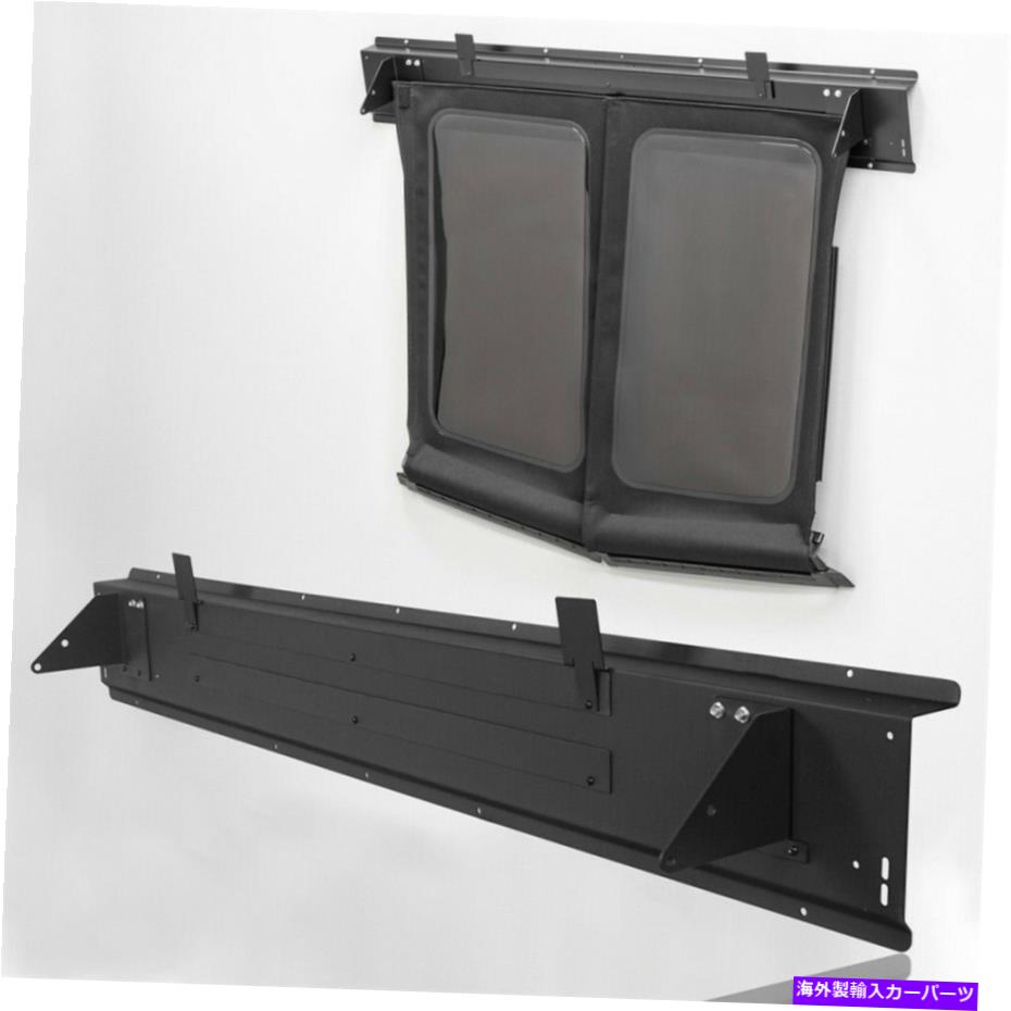 幌 ソフトトップストレージハンガーオーガナイザーフィットジープラングラーJL 2018-2022 4DRアクセサリー Soft Top Storage Hanger Organizer Fit Jeep Wrangler JL 2018-2022 4Dr Accessories【並行輸入品】