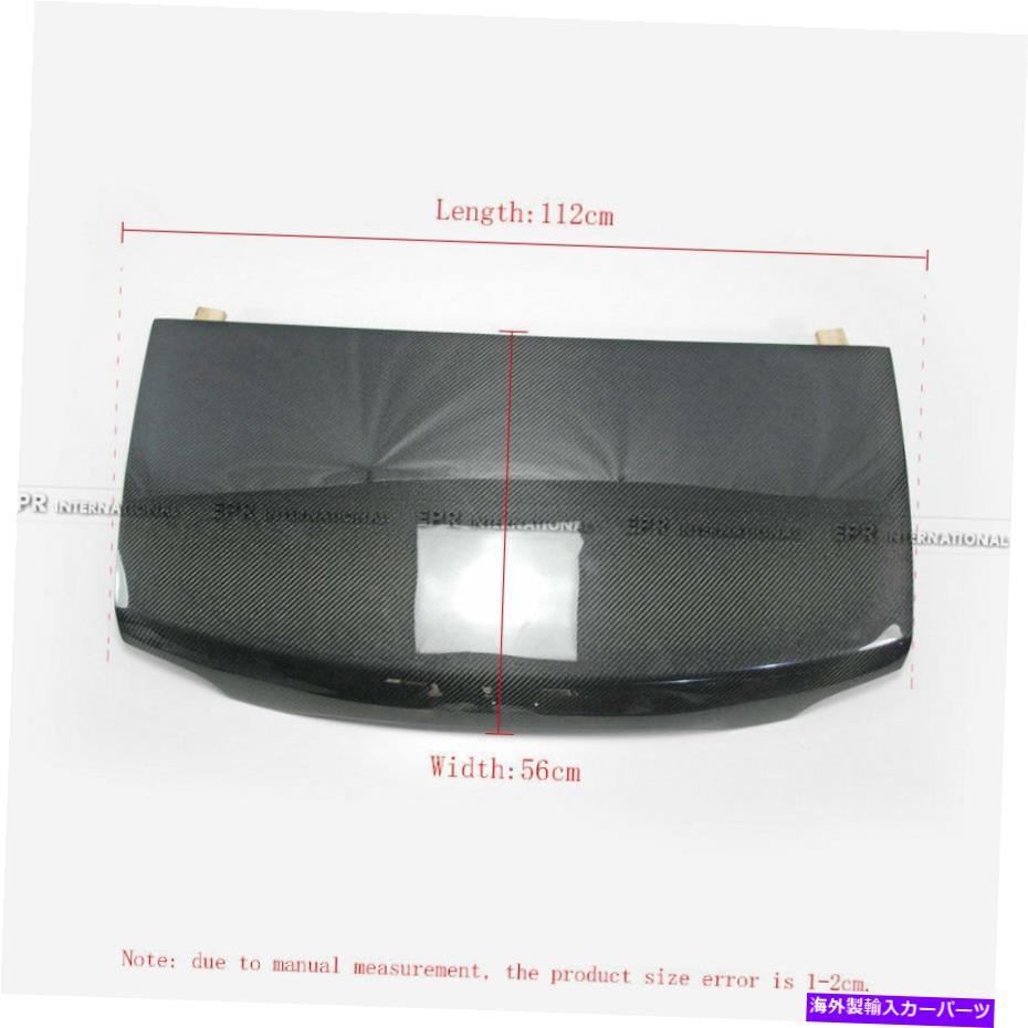 幌 Mazda MX5の場合Miata NC OEリアトランクブートリッド（ソフトトップのみ）カーボンファイバートリム For Mazda MX5 Miata NC OE Rear Trunk BootLid (Soft Top Only) Carbon Fiber Trim【並行輸入品】