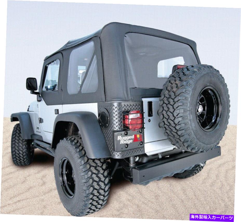 幌 頑丈なリッジ13731.35 XHD交換用ジープLJラングラー用のトップブラックダイヤモンド Rugged Ridge 13731.35 XHD Replacement Top Black Diamond for Jeep LJ Wrangler【並行輸入品】｜Us Custom Parts Shop USDM
