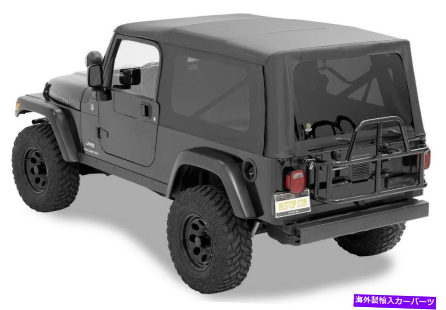 幌 Bestop SuperTop NXソフトトップブラックダイヤモンド、ラングラーLJ用。 54721-35 Bestop Supertop NX Soft Top-Black Diamond, for Wrangler LJ; 54721-35【並行輸入品】｜Us Custom Parts Shop USDM