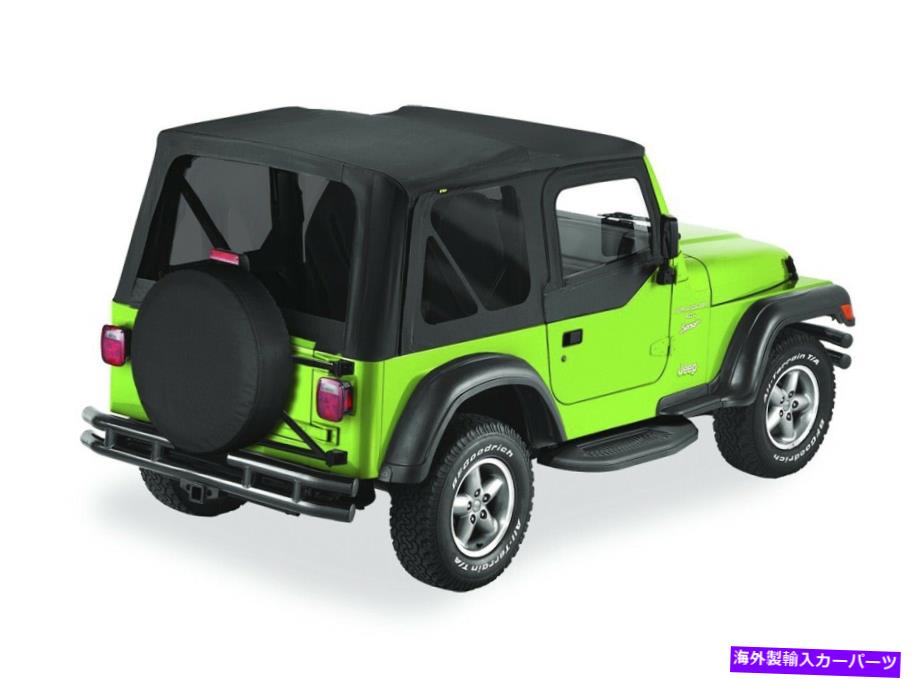 幌 Bestop 51129-35 03-06 Jeep TJ Wrangler用のTop Soft Top Black Diamond Bestop 51129-35 Replace-A-Top Soft Top Black Diamond For 03-06 Jeep TJ Wrangler【並行輸入品】