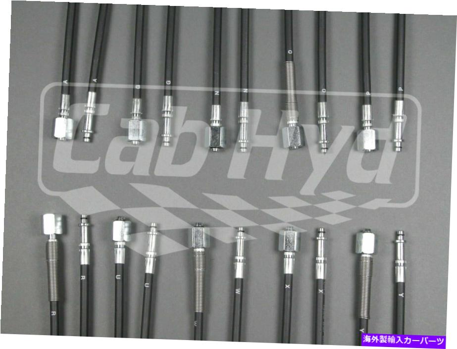 幌 1998-2003 Saab 9-3コンバーチブルトップ油圧10ピースホース/ラインセット 1998-2003 Saab 9-3 Convertible Top Hydraulic 10-Piece Hose/Line Set【並行輸入品】