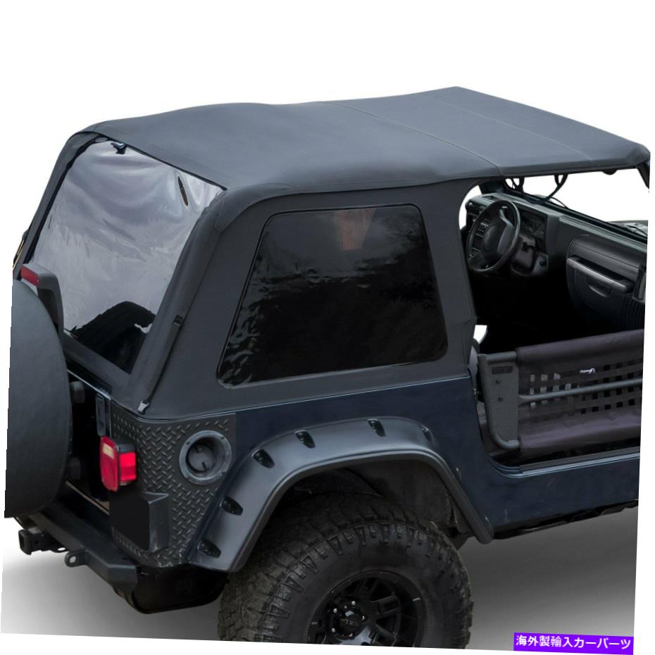 幌 Jeep Wrangler 1997-2006 Rampage 109735ブラックダイヤモンドフレームレスソフトトップキット For Jeep Wrangler 1997-2006 Rampage 109735 Black Diamond Frameless Soft Top Kit【並行輸入品】