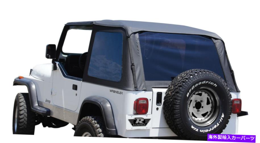 幌 ボウレスブラックダイヤモンドフレームレストップ109435 1992-1995ジープラングラーのソフトトップ BOWLESS BLACK Diamond frameless top 109435 1992-1995 soft top FOR Jeep Wrangler【並行輸入品】