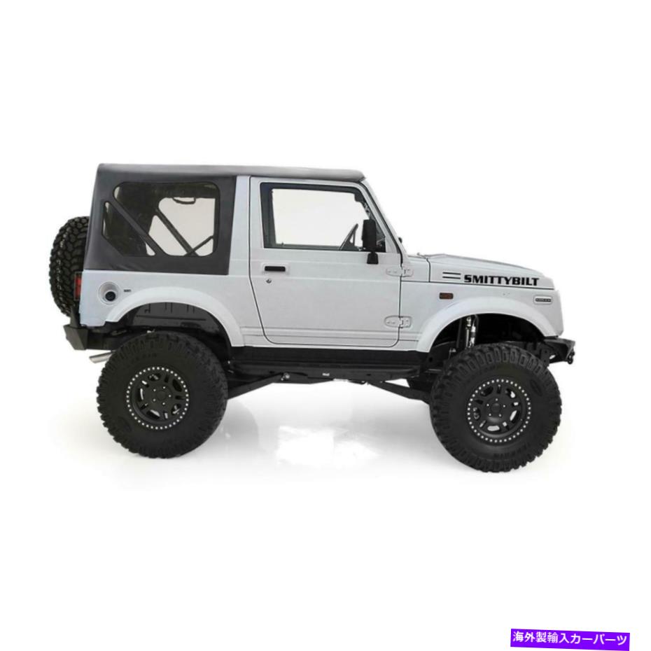 幌 ソフトトップ86-94スズキsmurai oem替えデニムブラックスミティビルト Soft Top 86-94 Suzuki Samurai Oem Replacement Denim Black Smittybilt【並行輸入品】
