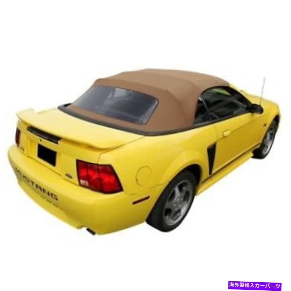 幌 フォードマスタングコンバーチブルプラスチック窓のサドルセールクロス1994-2004 Ford mustang Convertible Soft top With Plastic window Saddle Sailcloth 1994-2004【並行輸入品】