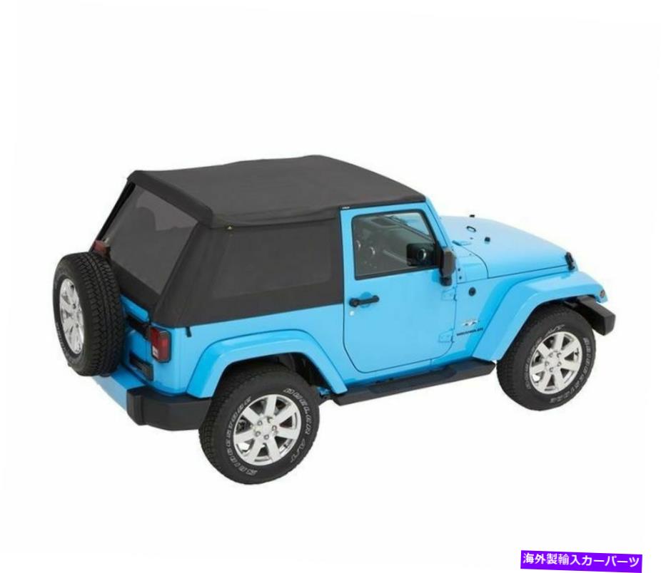 幌 Bestop Trektop NXソフトトップブラックダイヤモンド。 56852-35 Bestop Trektop NX Soft Top-Black Diamond, for Wrangler JK 2dr.; 56852-35【並行輸入品】