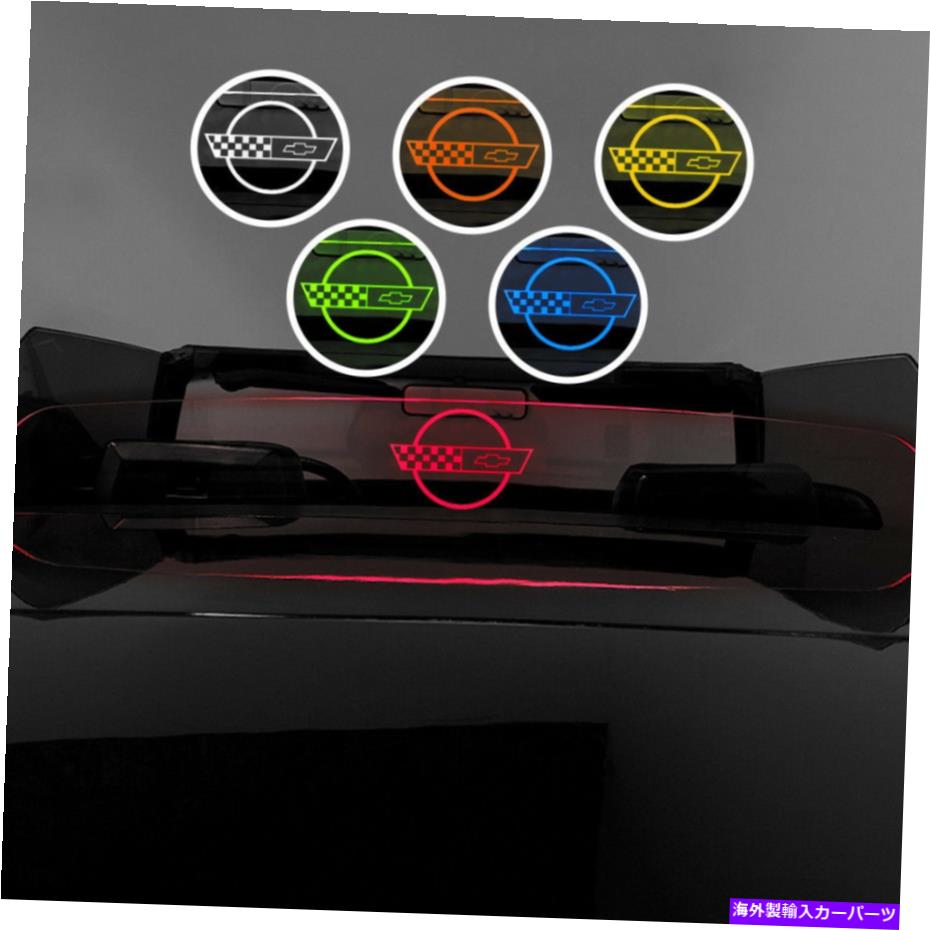 幌 C4コルベットコンバーチブルウィンドレストリクターブランド風のデフレクタークリアレッドライト C4 Corvette Convertible WindRestrictor brand wind deflector clear red light【並行輸入品】