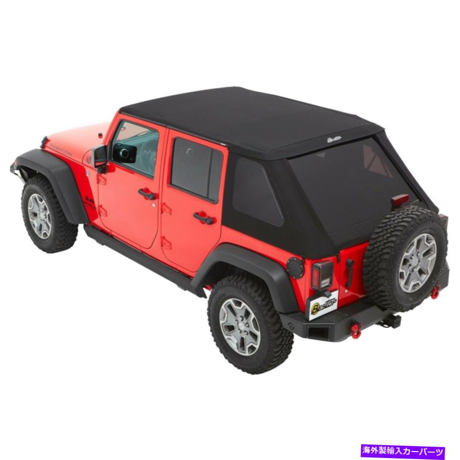 幌 56853-17 Bestop新しいソフトトップブラックジープラングラーJK 2018 56853-17 Bestop New Soft Top Black for Jeep Wrangler JK 2018【並行輸入品】