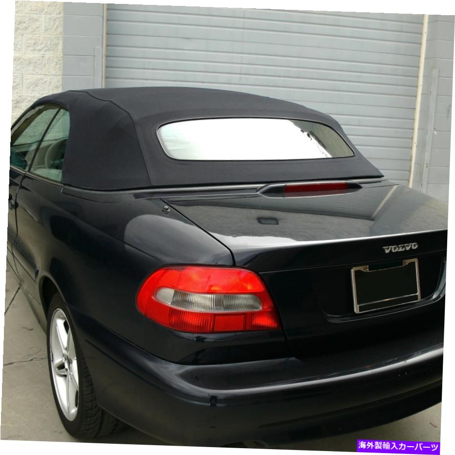 幌 1999年から2006年にかけてガラスの窓のある黒いステイファーストのボルボC70コンバーチブルトップ Volvo C70 Convertible Top for 1999-2006 in Black Stayfast with Glass Window【並行輸入品】