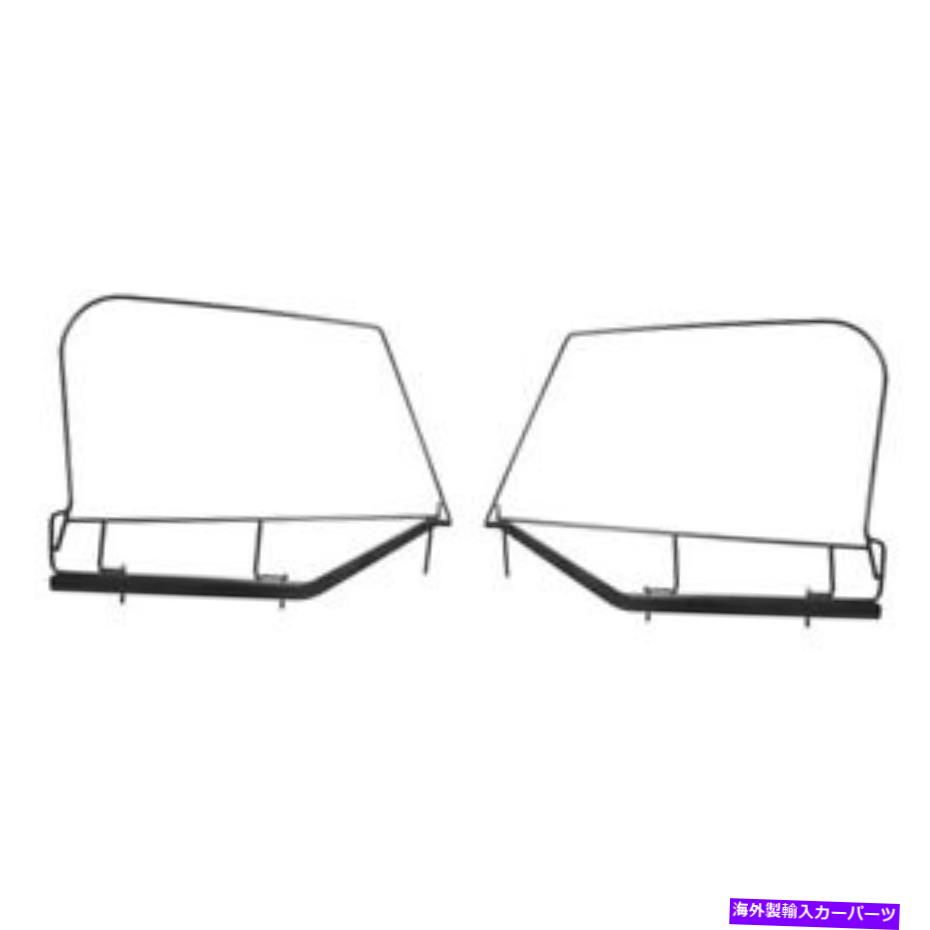 幌 97-06ジープラングラーTJソフトトップアッパードアスキンフレーム 97-06 Jeep Wrangler TJ Soft Top Upper Door Skin Frames【並行輸入品】 58,443円