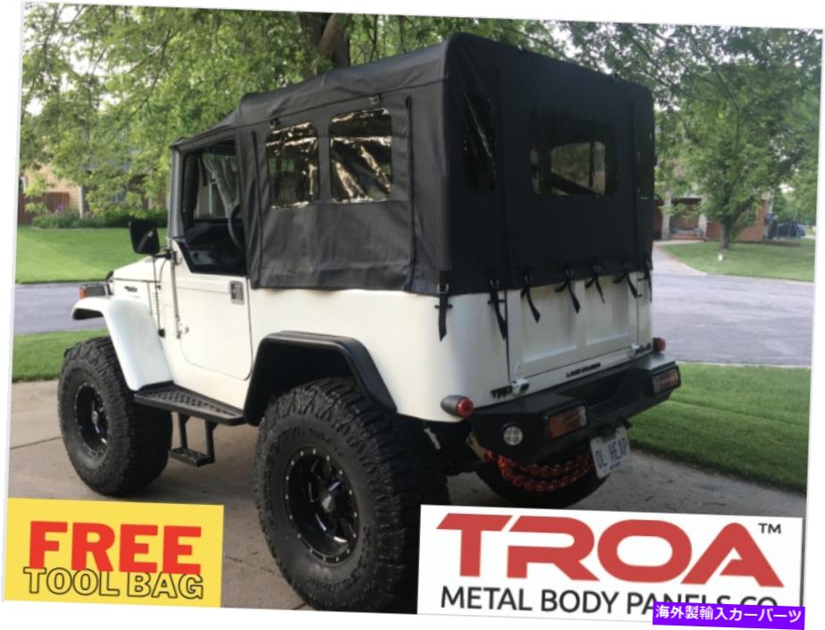 幌 FJ/BJ 40 BJ42ソフトトップ。無料のツールバッグ（救急車のドアにも利用できます） FJ/BJ 40 BJ42 Soft Top. FREE TOOL BAG (Also Available for Ambulance Doors)【並行輸入品】