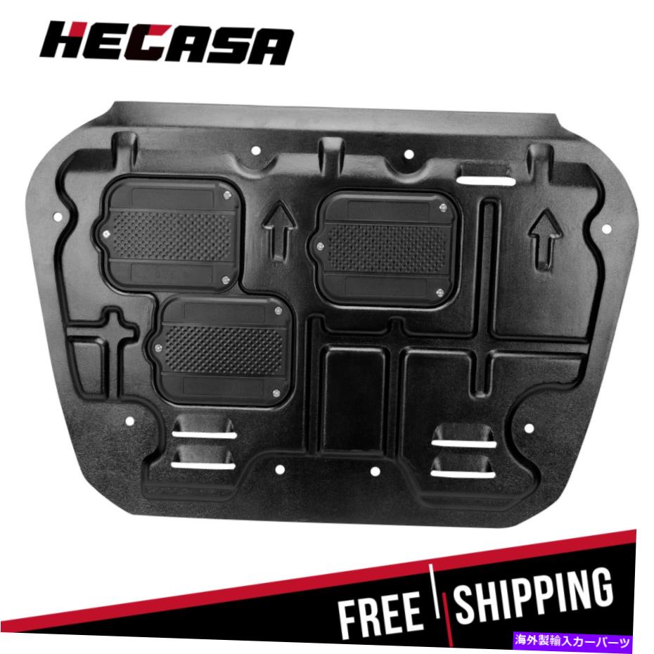 マッドガード Honda Civic 2016-20のカバーマッドガードの下のヘカサエンジンスプラッシュシールドガード HECASA Engine Splash Shield Guard Under Cover Mudguard For Honda Civic 2016-20【並行輸入品】