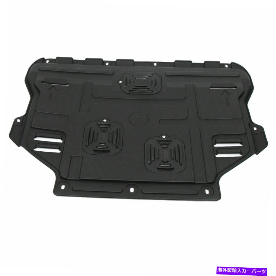 マッドガード フォードエスケープ2013-2018フロントエンジンスプラッシュシールドカバーマッドガードブラック Fits Ford Escape 2013-2018 Front Engine Splash Shield Under Cover Mudguard Black【並行輸入品】