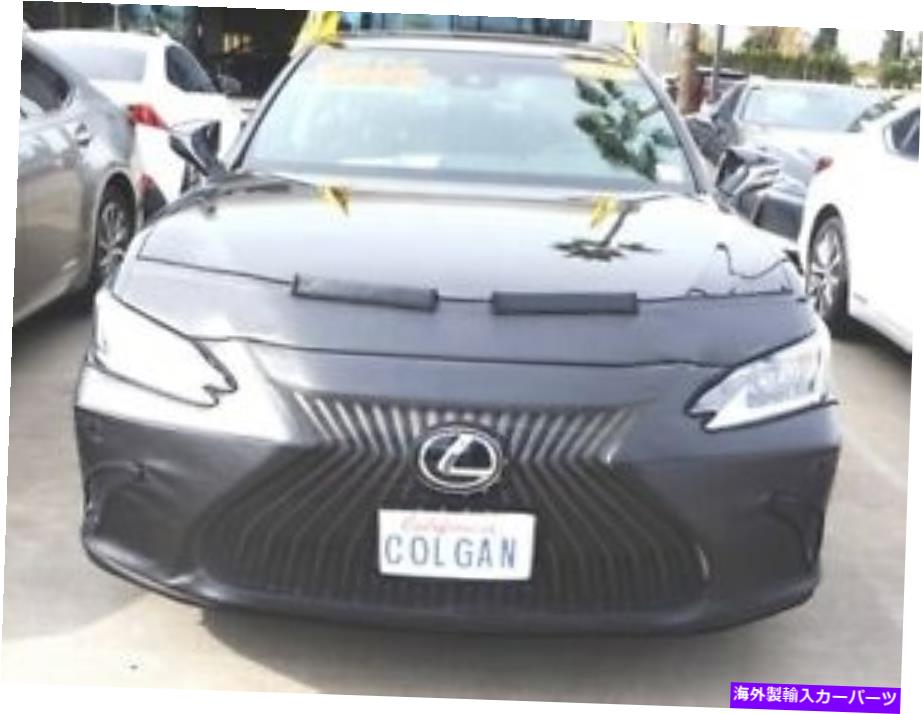 マスクブラ コルガンフロントエンドマスクブラ2pc。 Lexus es Sedans 2019-2021 w/lic pl。＆センサーに適合する Colgan Front End Mask Bra 2pc. Fits Lexus ES Sedans 2019-2021 W/Lic Pl.&Sensor【並行輸入品】