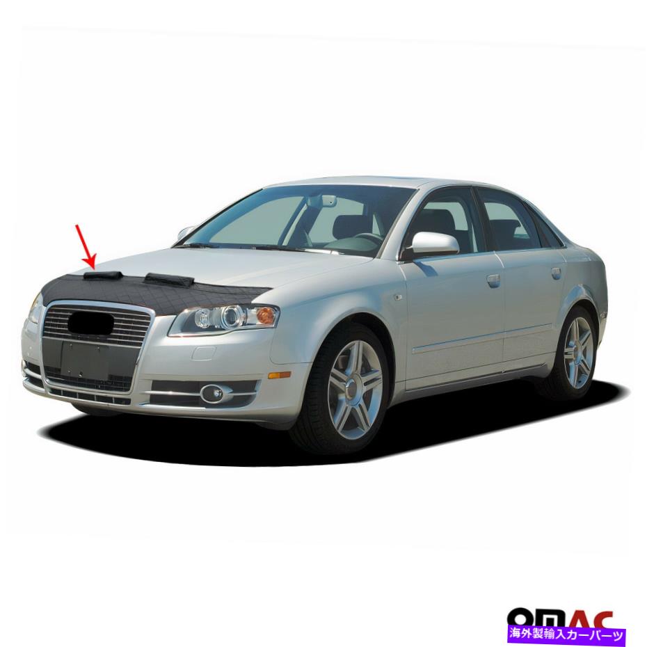 マスクブラ フロントフードカバーマスクボンネットブラプロテクターダイヤモンドアウディA4 B7 2005-2009のハーフ Front Hood Cover Mask Bonnet Bra Protector Diamond Half For Audi A4 B7 2005-2009【並行輸入品】