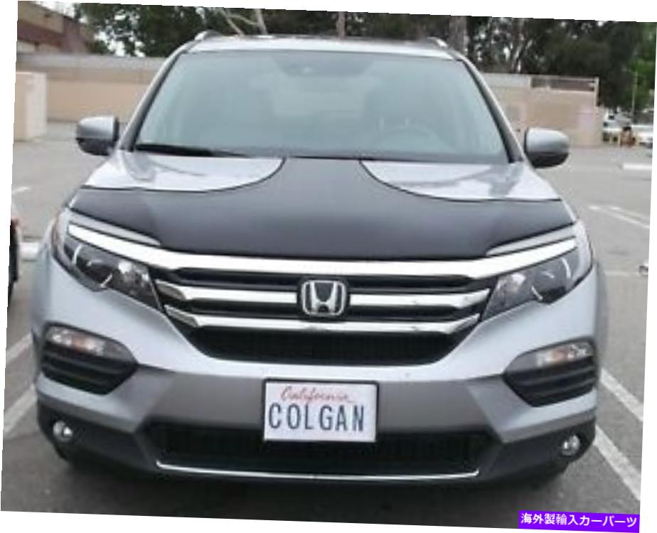 マスクブラ Colgan T-Style Hood Bra Mask Fitts Honda Pilot Ex、Ex-L、LX、Touring 2016-2018 Colgan T-Style Hood Bra Mask Fits Honda Pilot EX, EX-L, LX , Touring 2016-2018【並行輸入品】