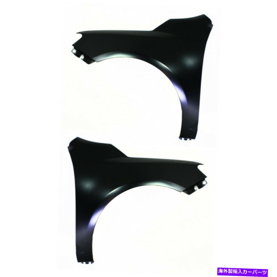 マッドガード 2フェンダーの新しいセットフロントドライバーと乗客側LH rh rh for kia forteペア New Set of 2 Fenders Front Driver & Passenger Side LH RH for Kia Forte Pair【並行輸入品】